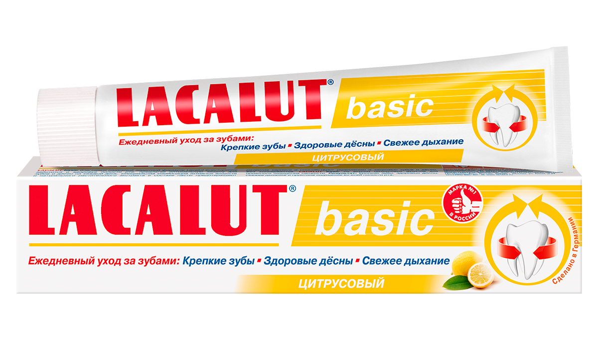 LACALUT<sup>®</sup> basic цитрусовый
