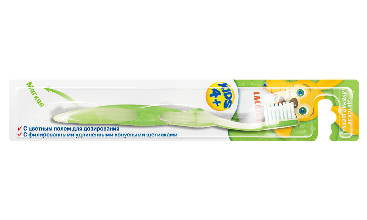 LACALUT<sup>®</sup> Kids 4+ зубная щетка